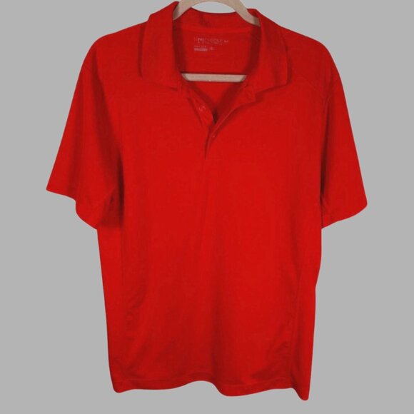 Men’s Nike  Polo Golf Short Sleeve Red Tour Performance Dri Fit Shirt Size Med - Picture 4 of 6